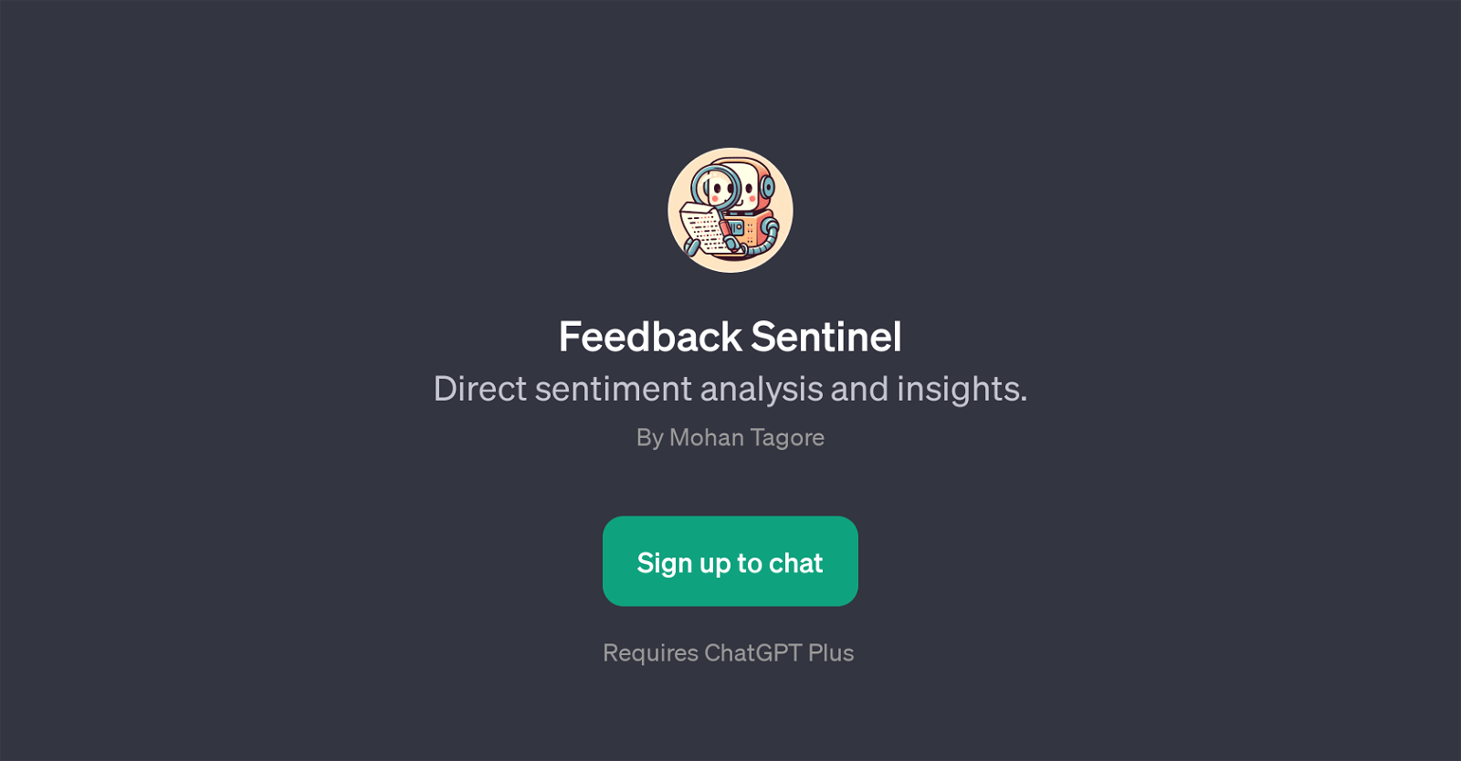 Feedback Sentinel image