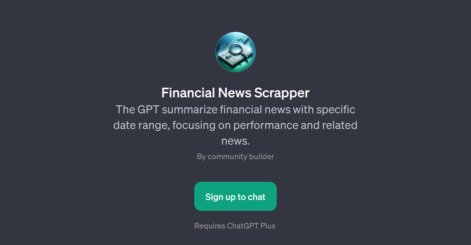 Financial News Scrapper image