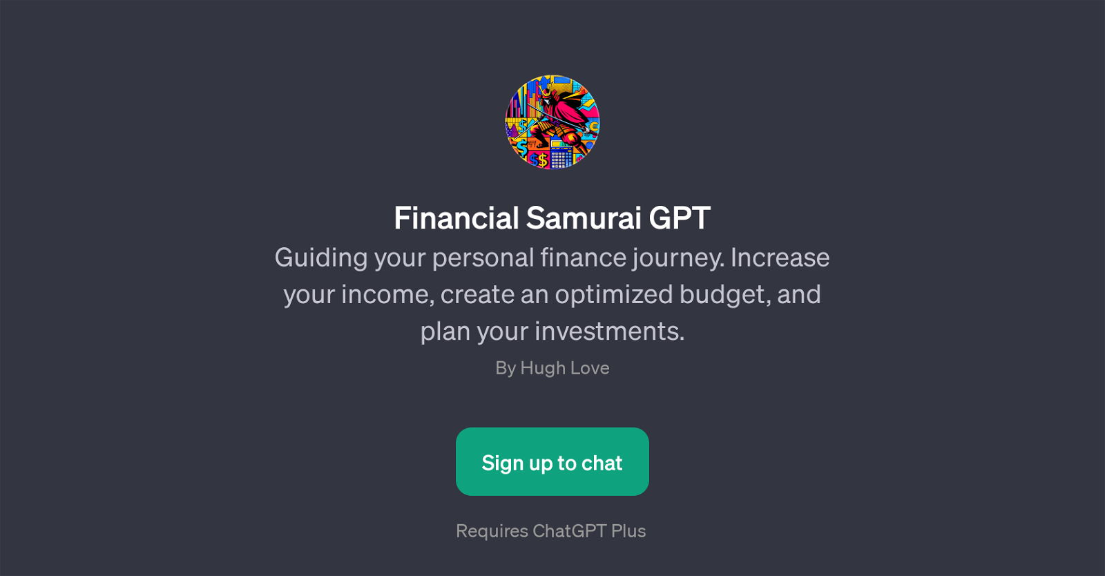 Financial Samurai GPT image