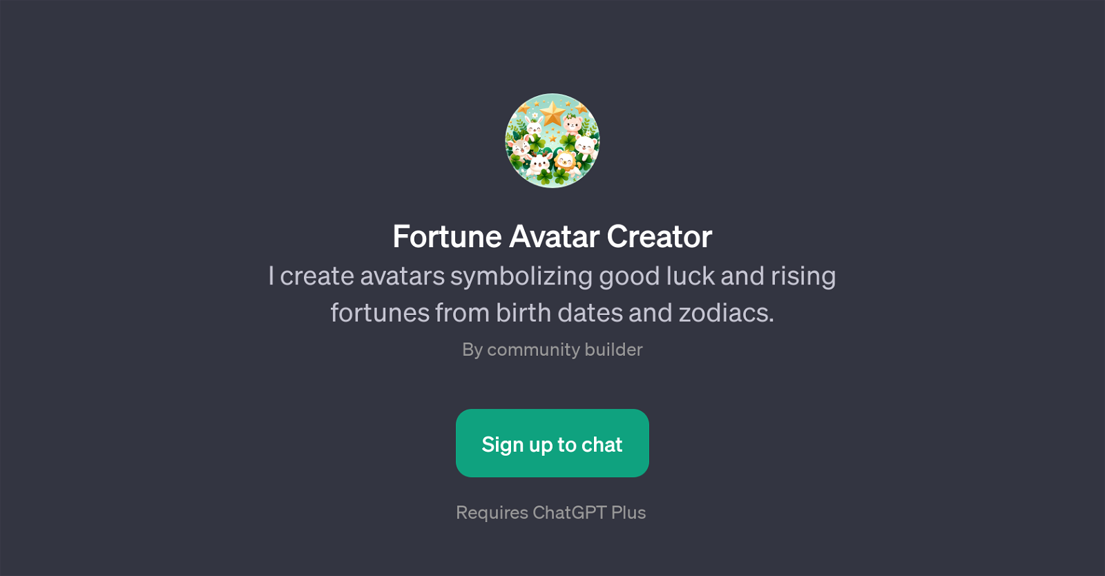 Fortune Avatar Creator image