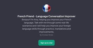 French Friend - Language Conversation Improver