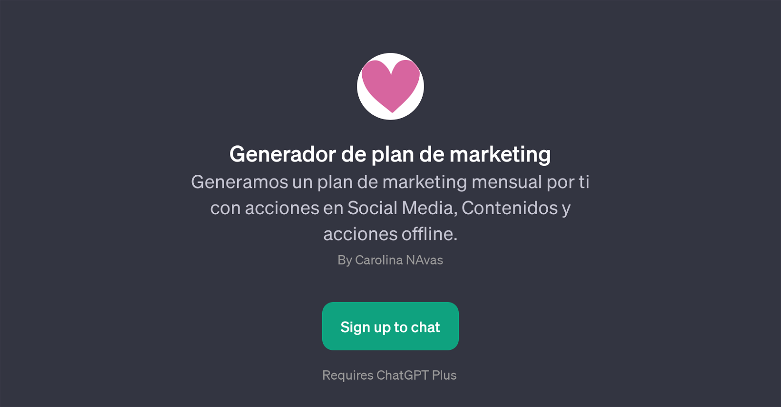 Generador de plan de marketing image