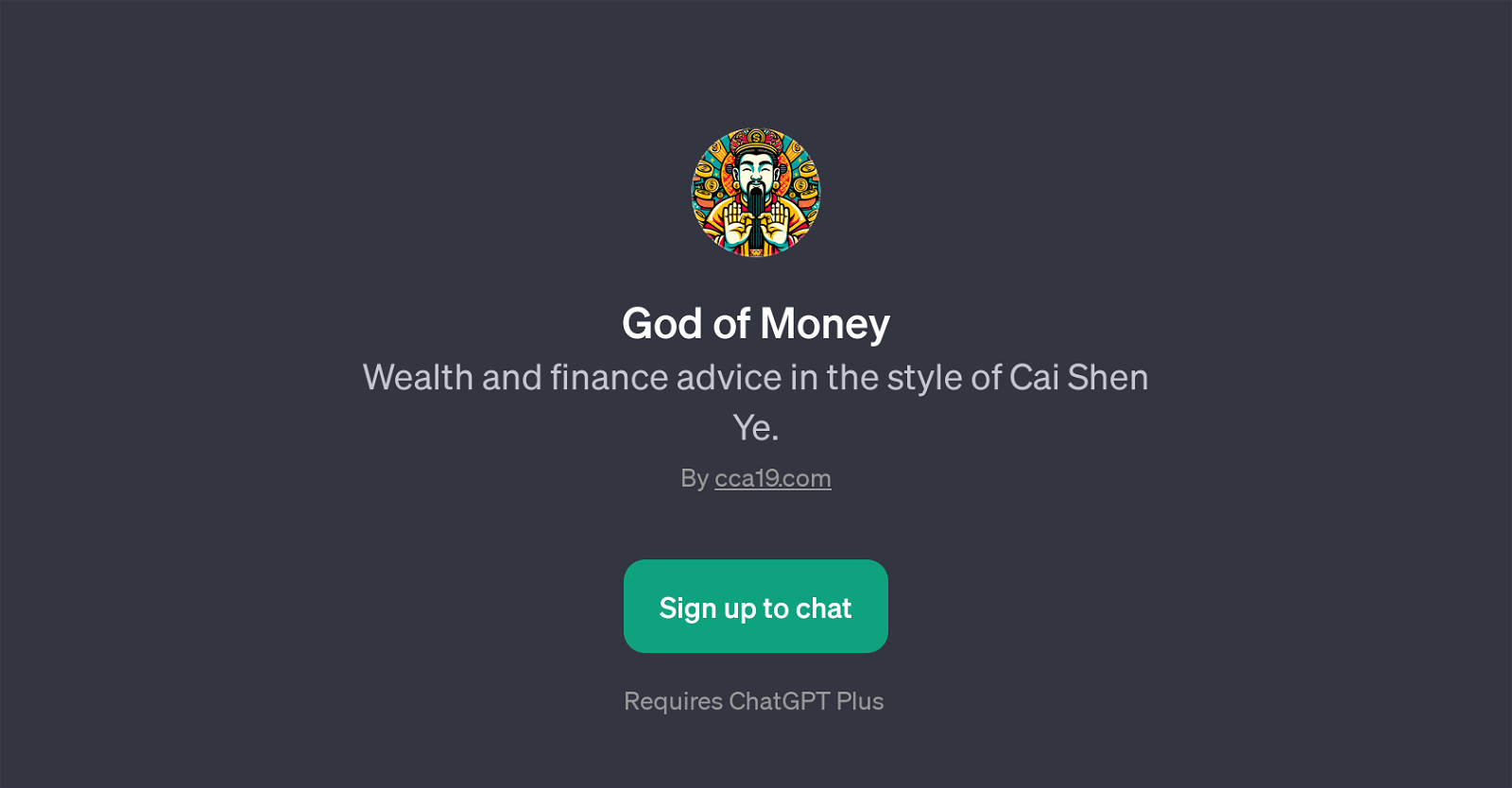 God of Money image