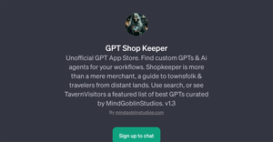 GPT Shop Keeper