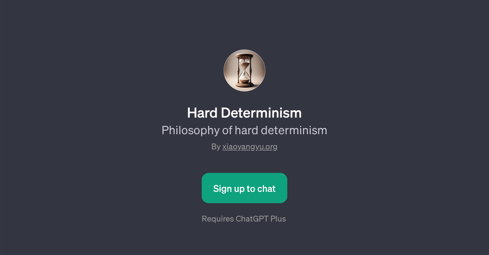 Hard Determinism image