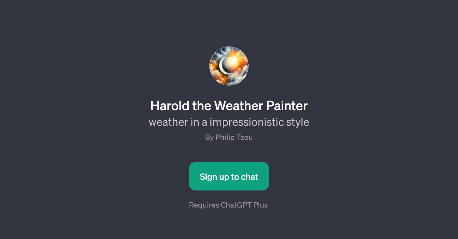 Harold the Weather Painter image