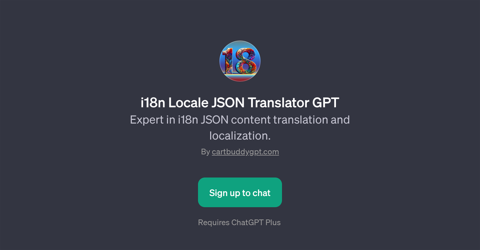 i18n Locale JSON Translator GPT image