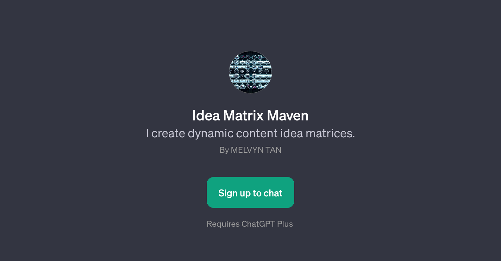 Idea Matrix Maven image