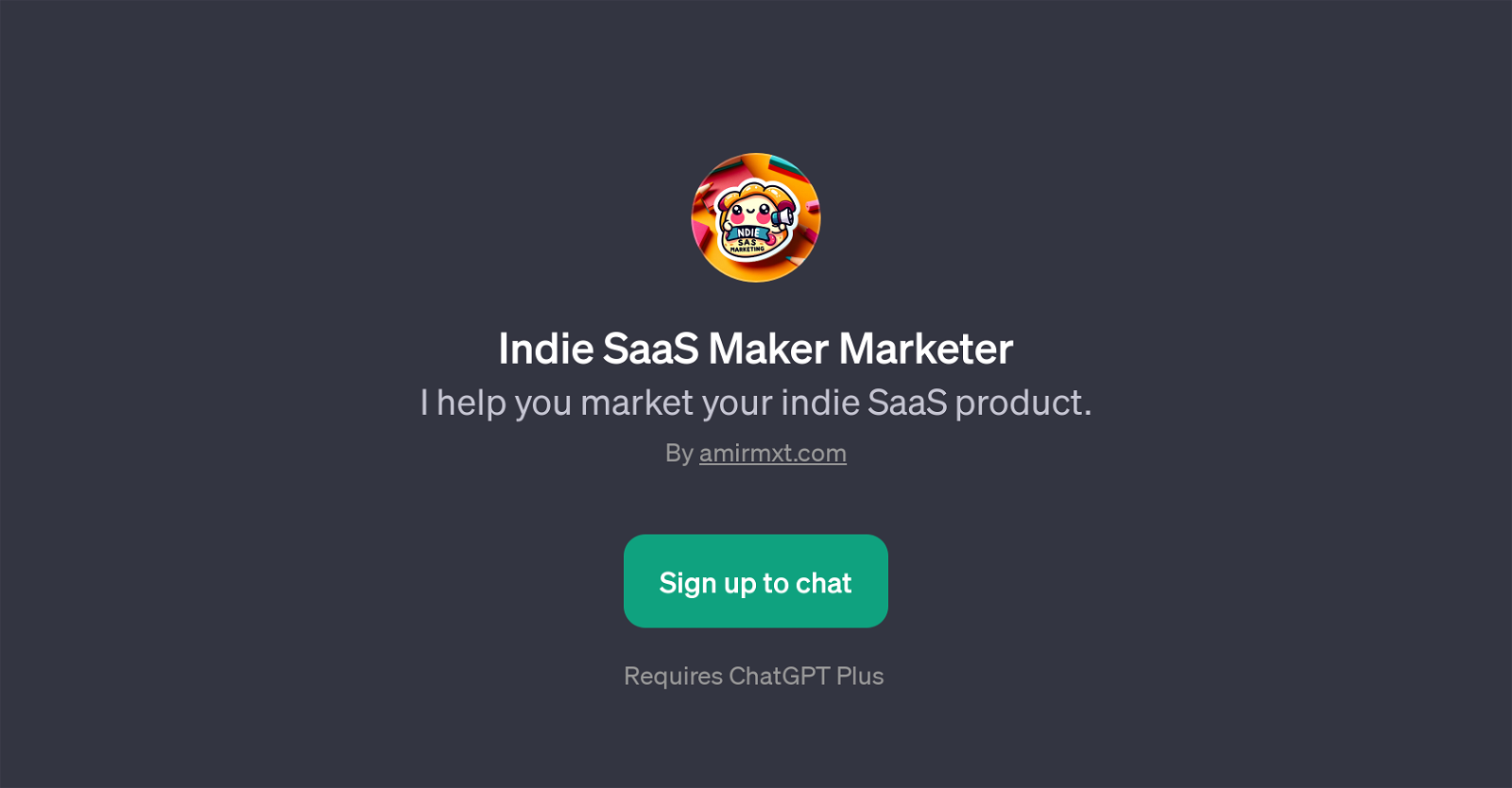 Indie SaaS Maker Marketer image