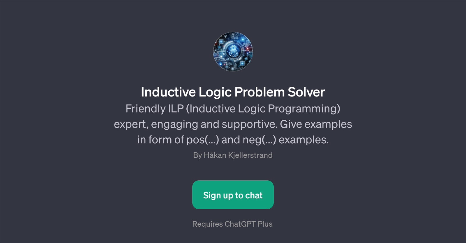 Inductive Logic Problem Solver image