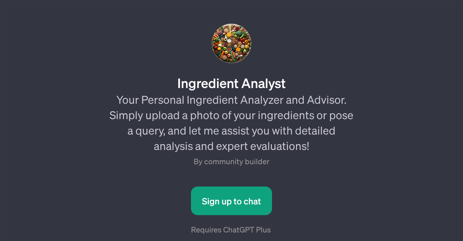 Ingredient Analyst image