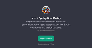 Java + Spring Boot Buddy