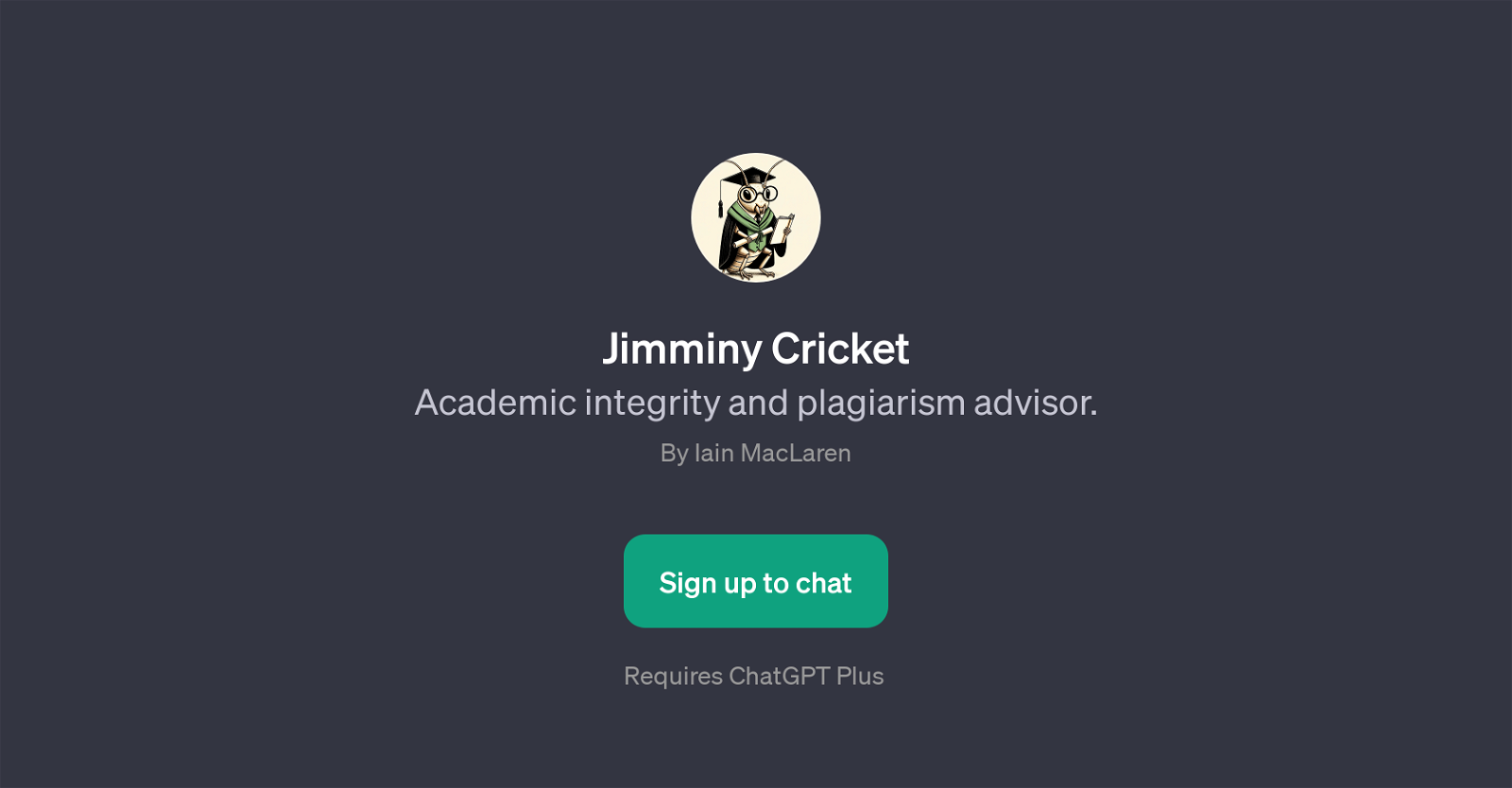 Jimminy Cricket image