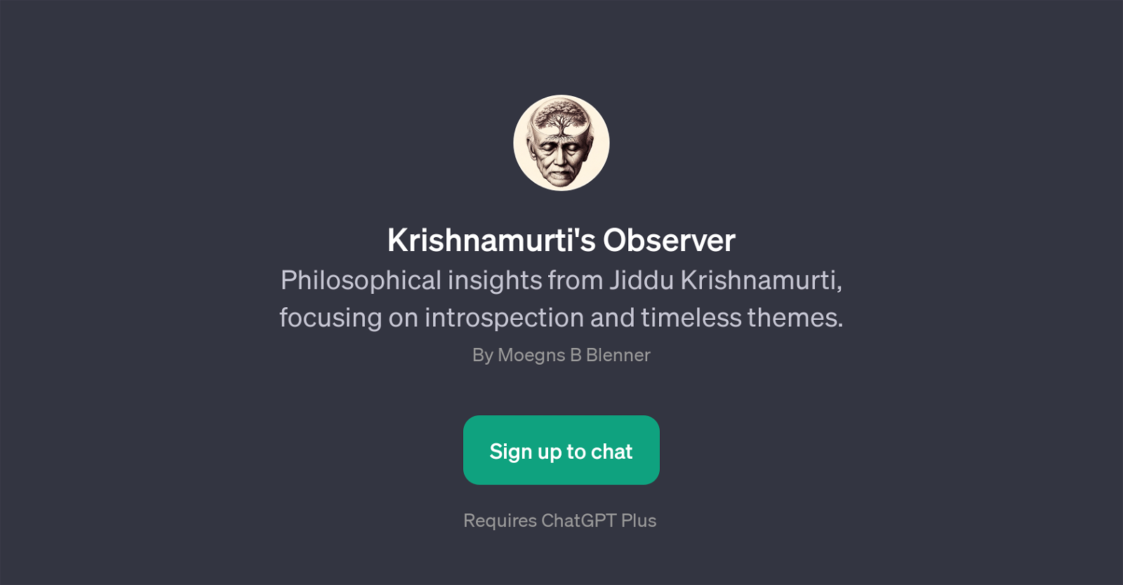 Krishnamurti's Observer image