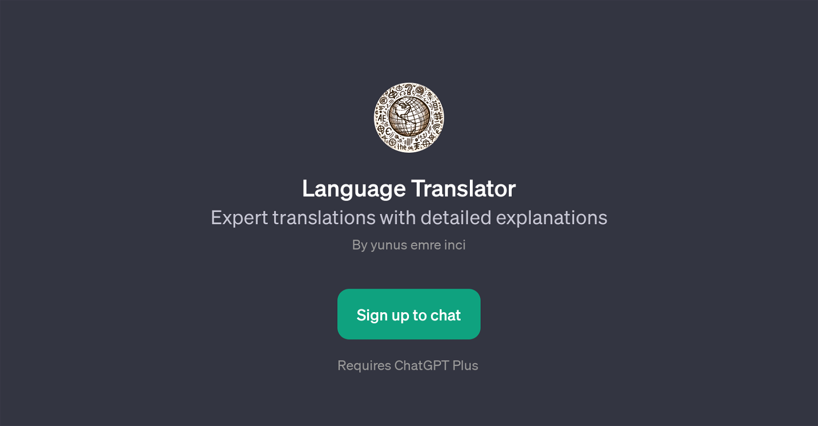 Language Translator GPT image