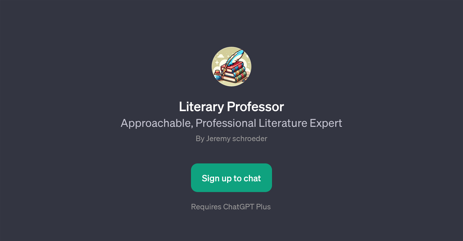 Literary Professor image