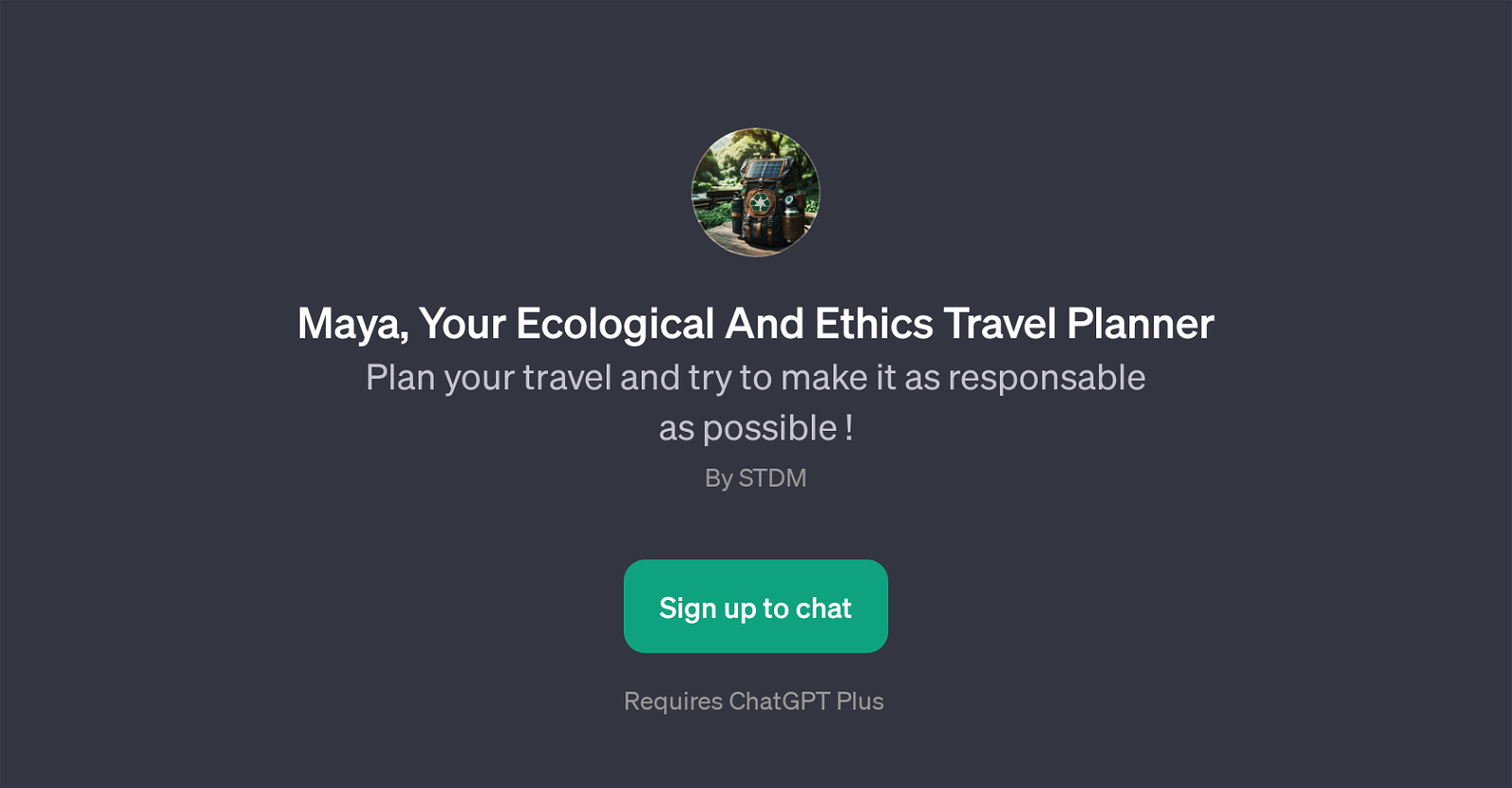 Maya, Your Ecological And Ethics Travel Planner image