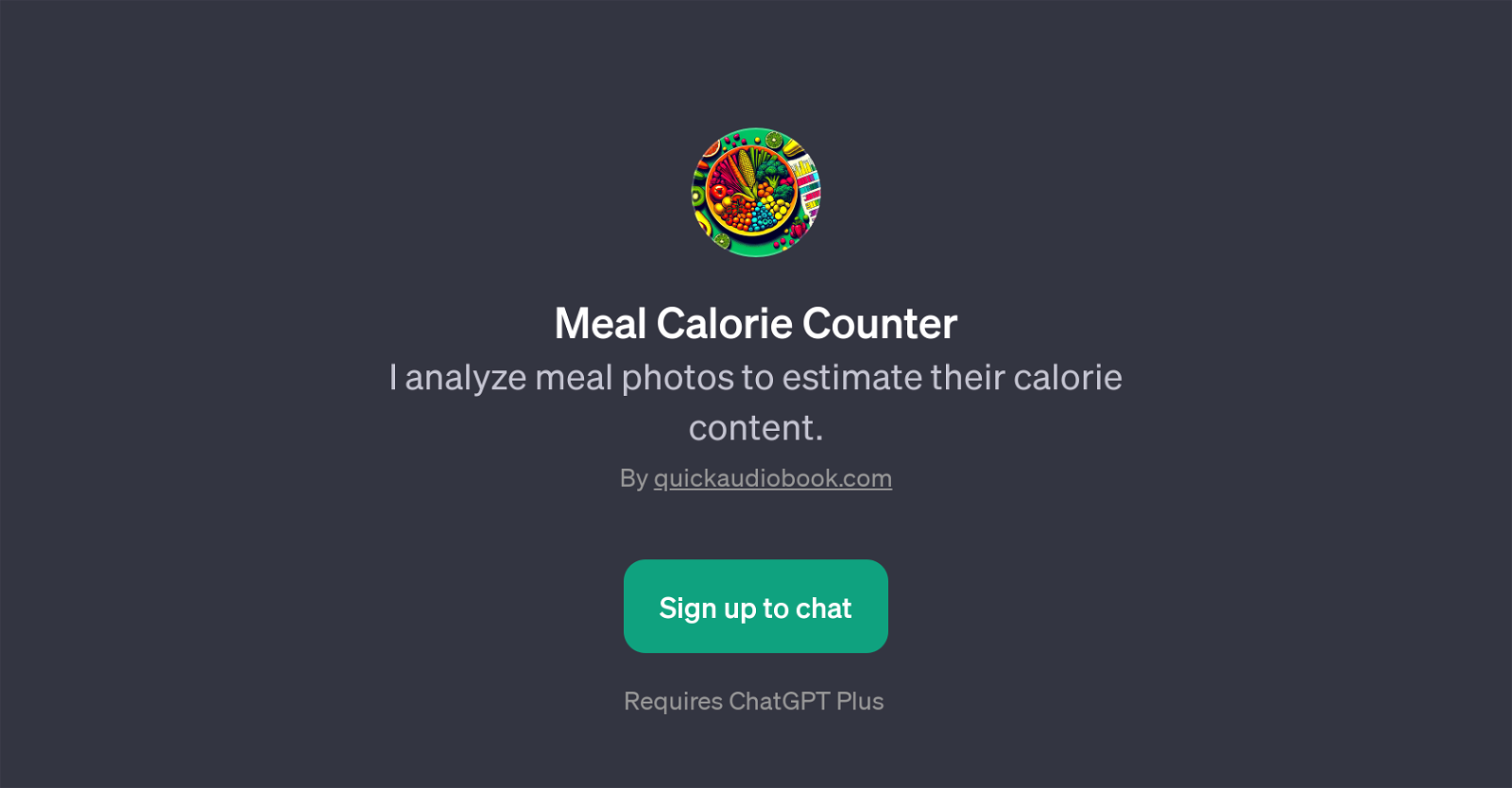 Meal Calorie Counter image