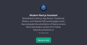 Modern Next.js Assistant