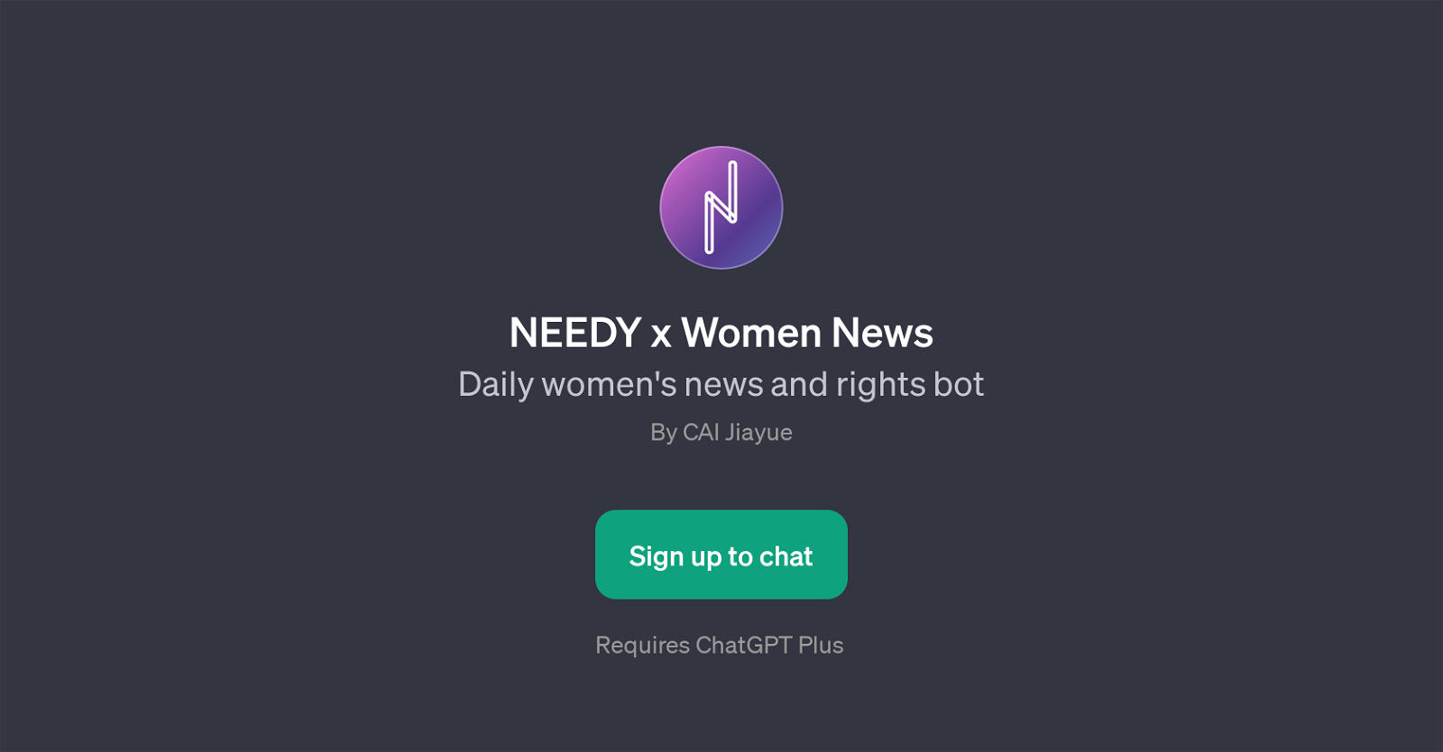 NEEDY x Women News image