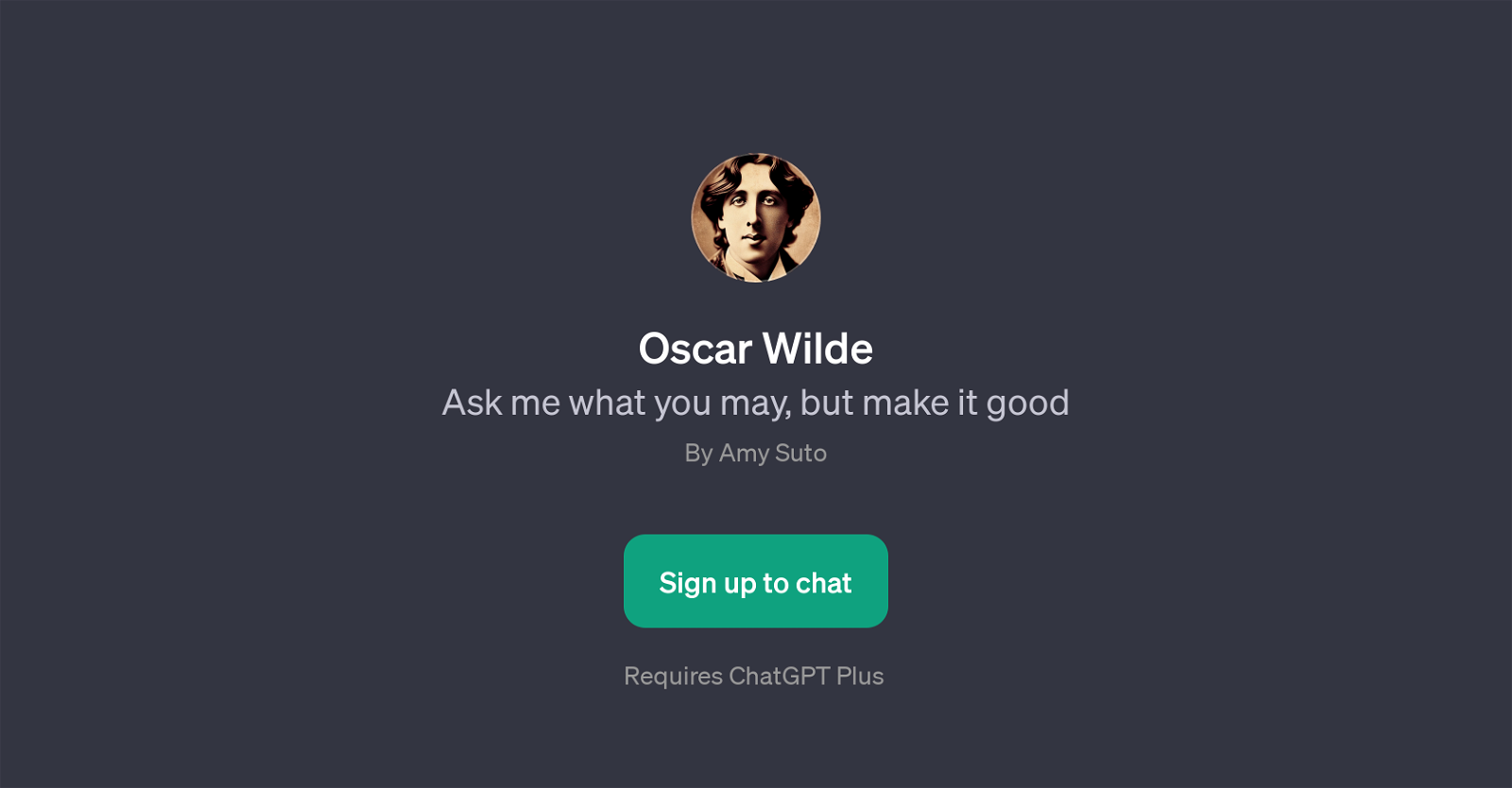 Oscar Wilde GPT image