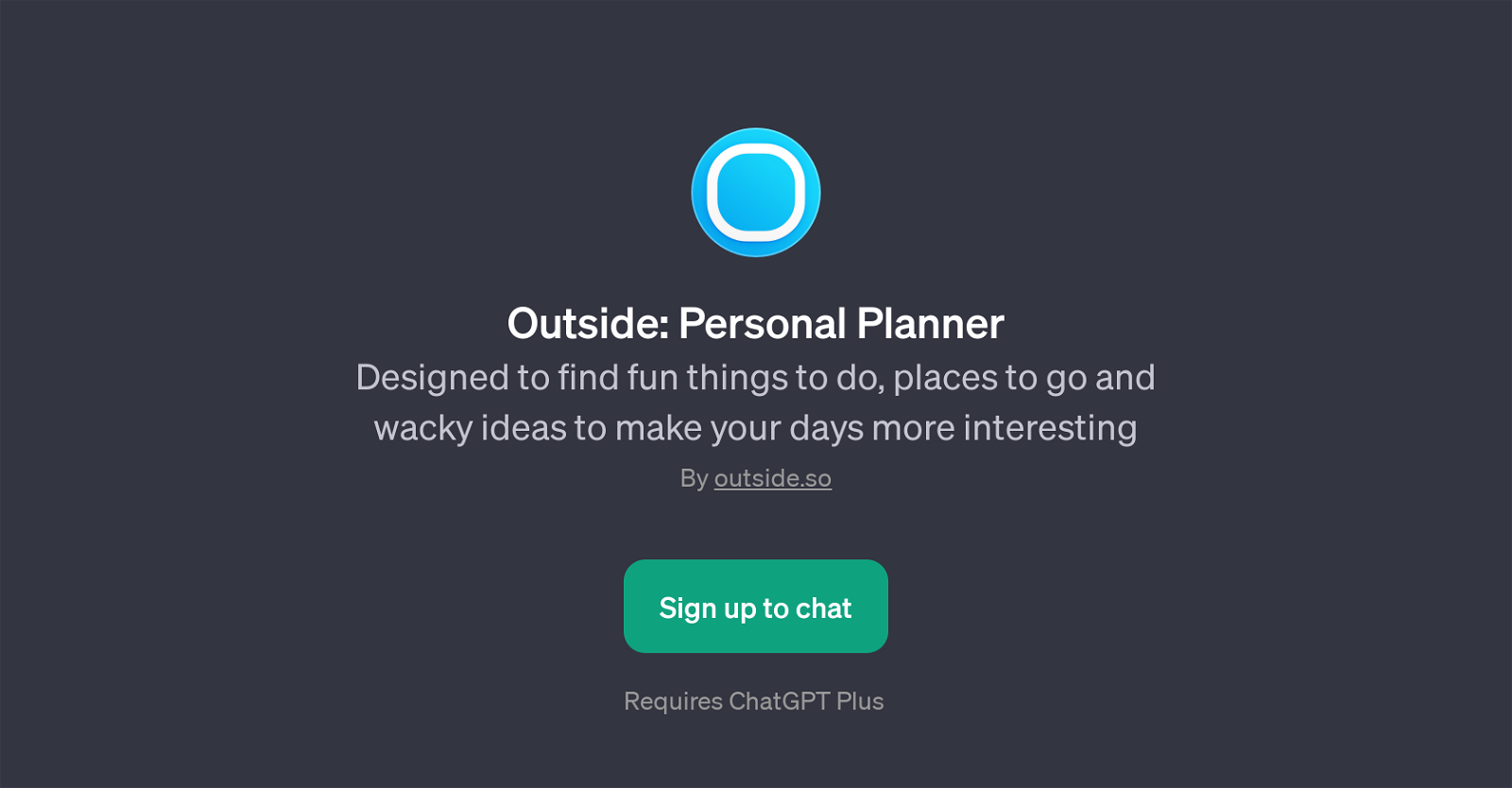 Outside: Personal Planner image