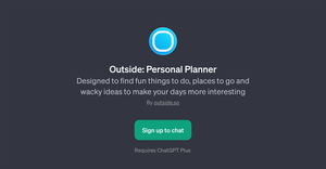 Outside: Personal Planner