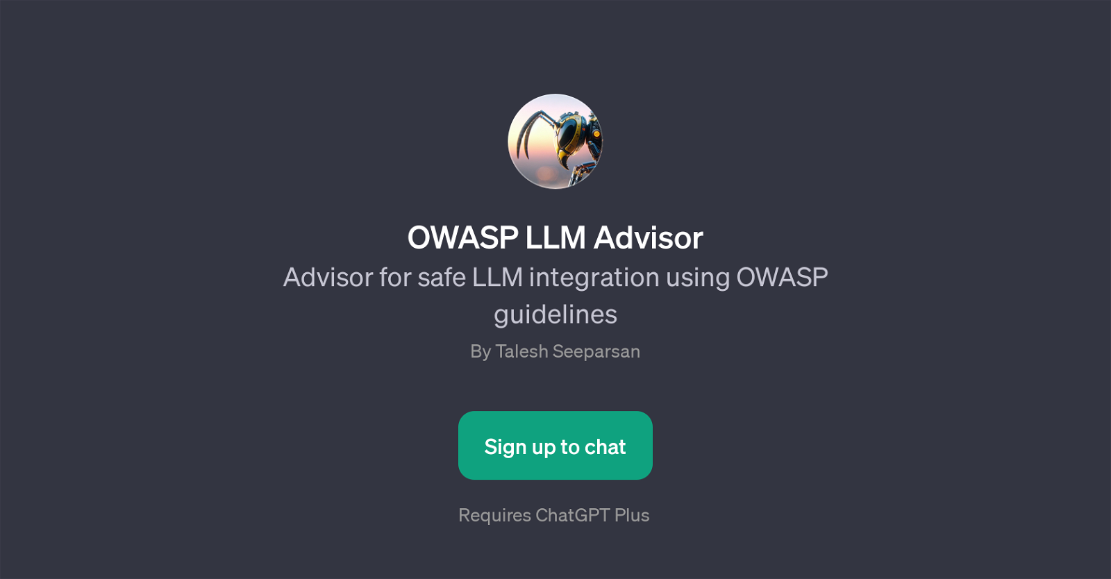 OWASP LLM Advisor image