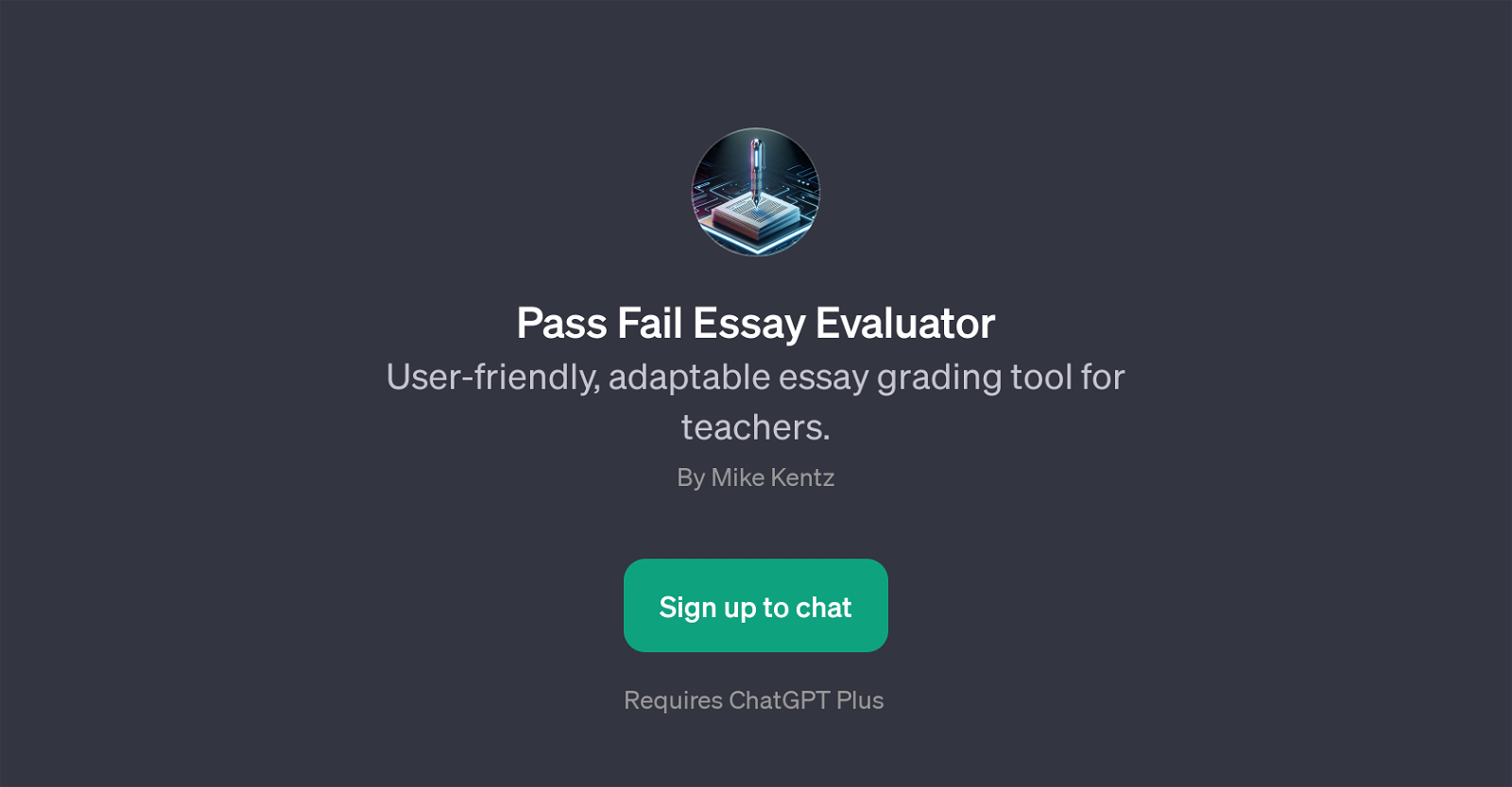 Pass Fail Essay Evaluator image