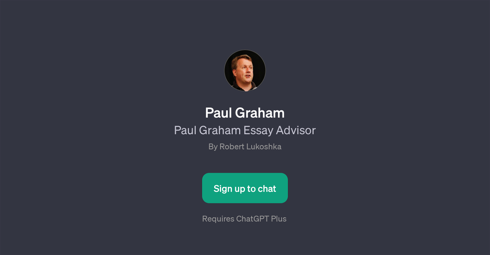 Paul Graham Essay Advisor image