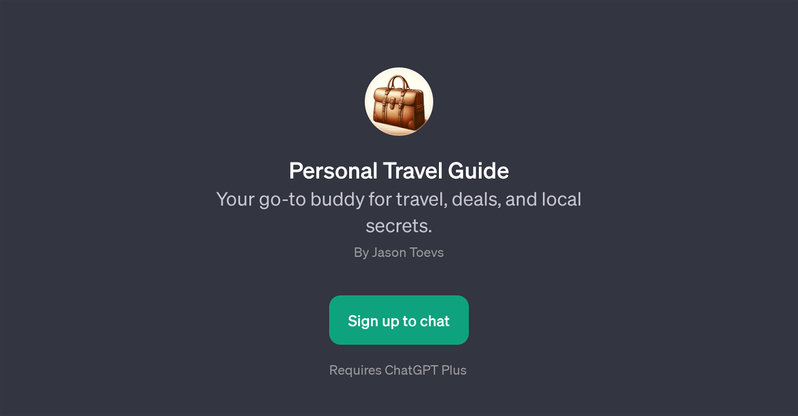 Personal Travel Guide image