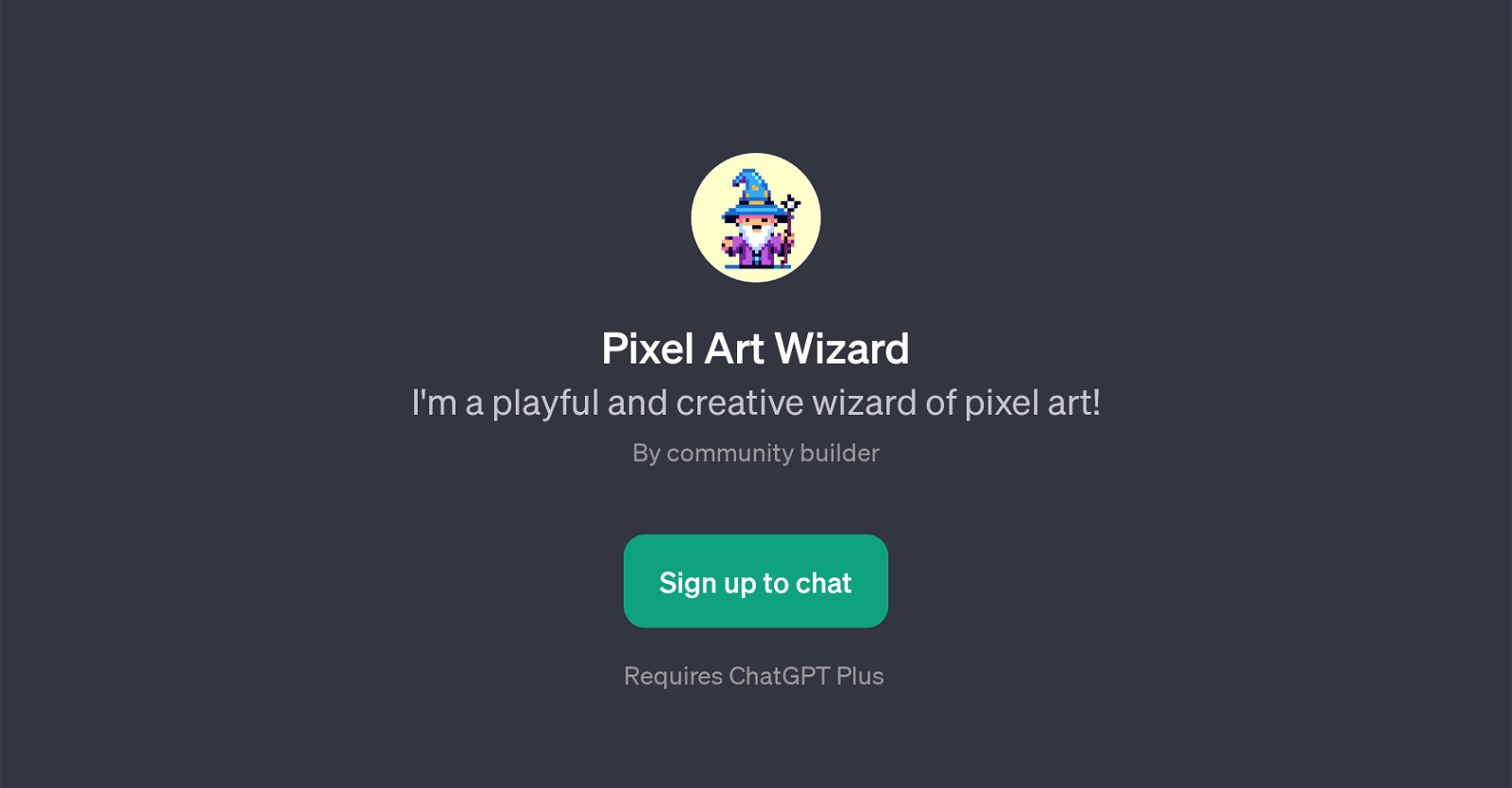 Pixel Art Wizard image