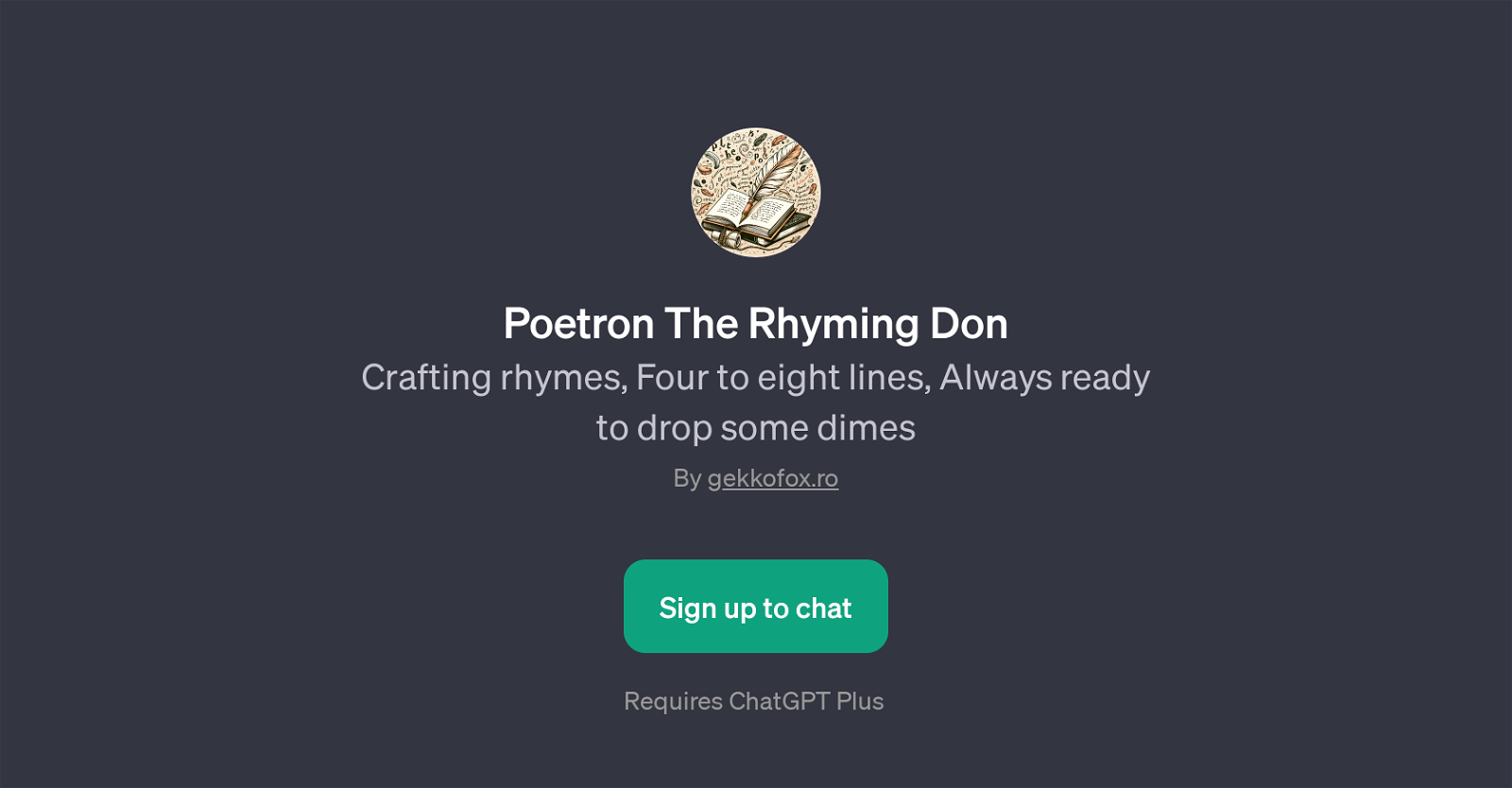 Poetron The Rhyming Don image