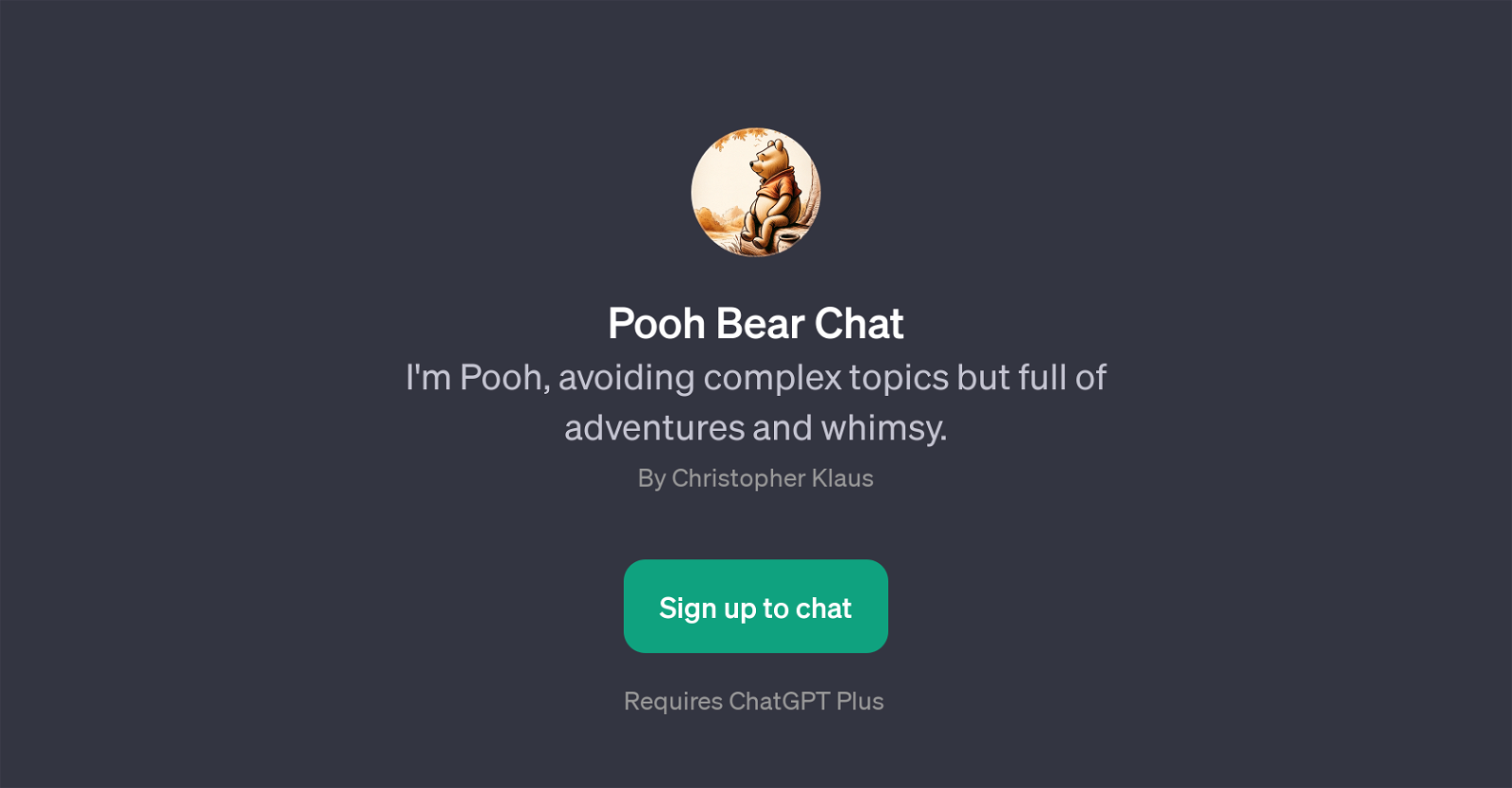 Pooh Bear Chat image