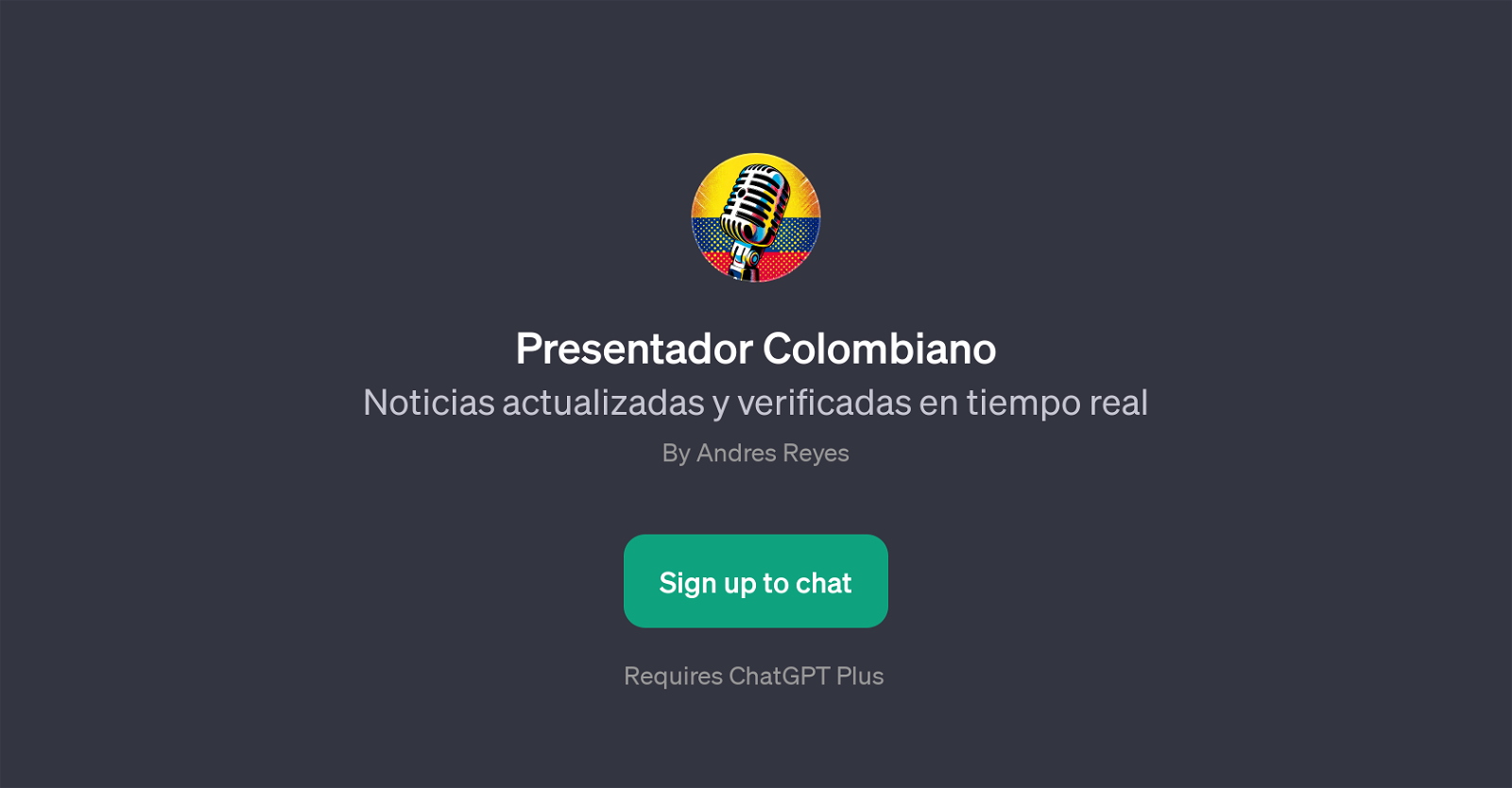 Presentador Colombiano image