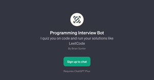 Programming Interview Bot