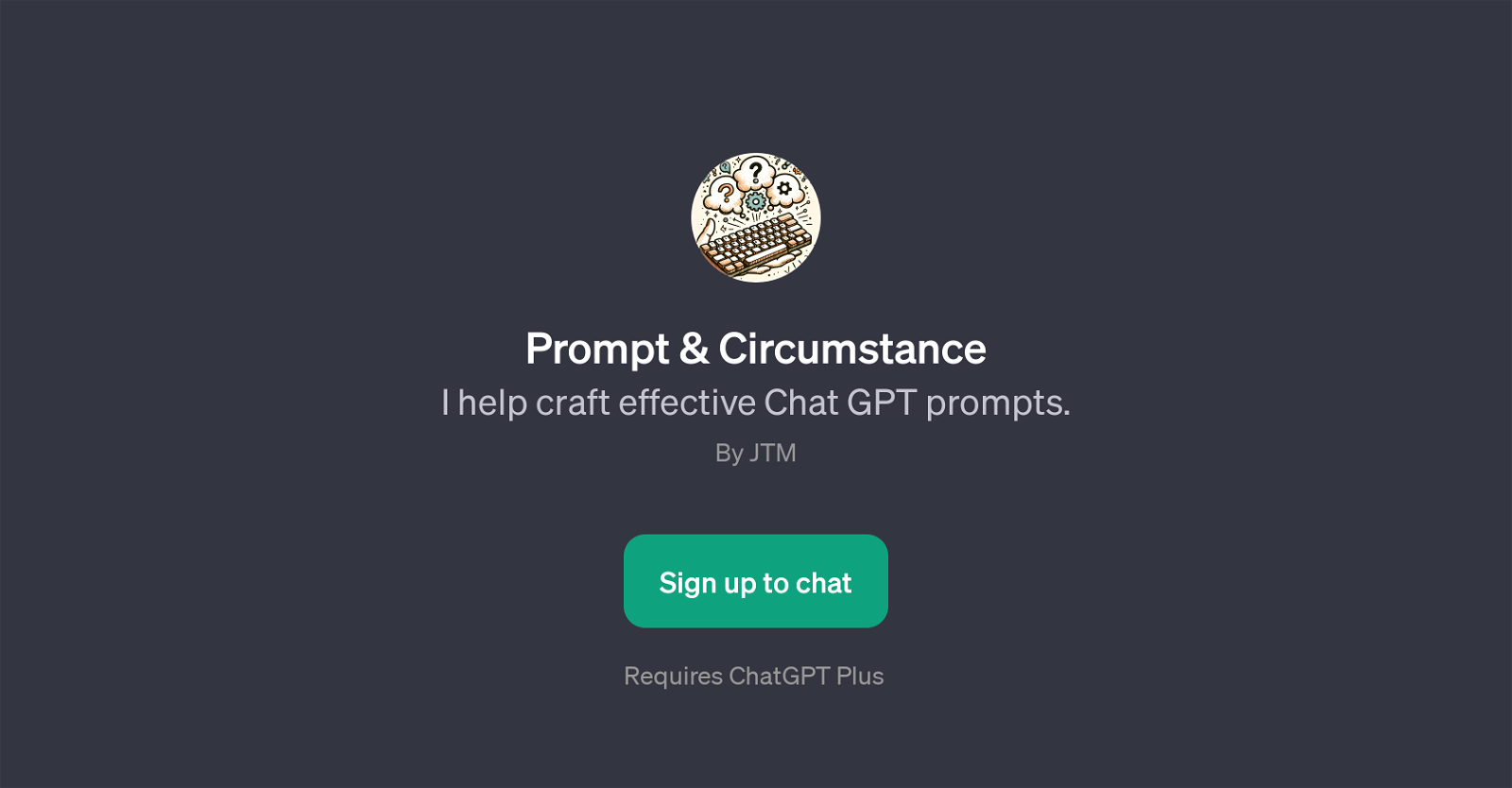 Prompt & Circumstance GPT image