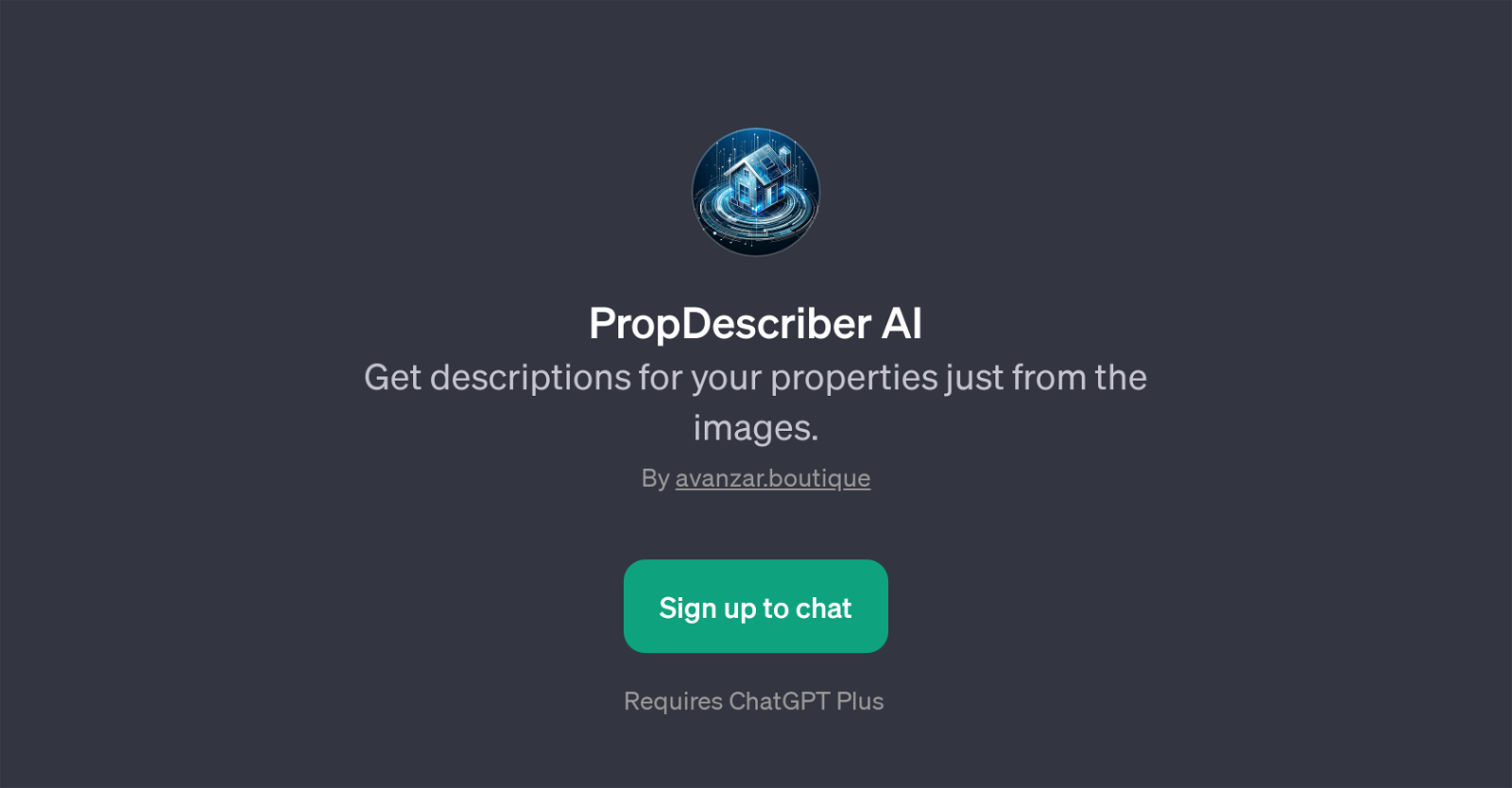 PropDescriber AI image