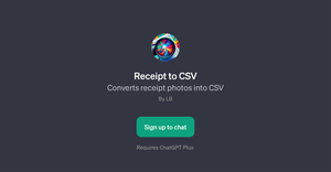 Receipt to CSV