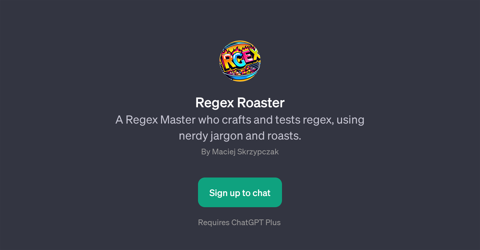 Regex Roaster image