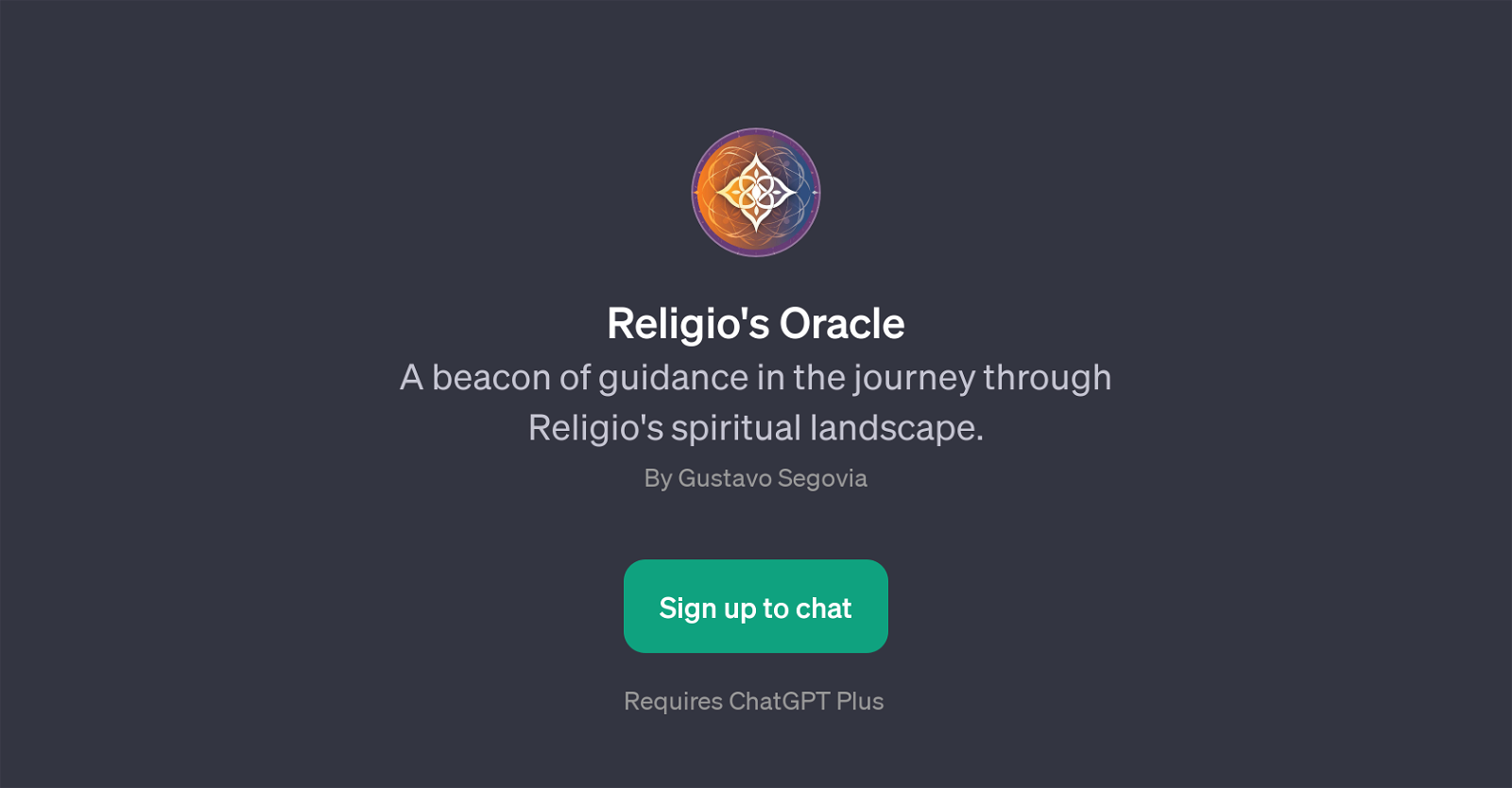 Religio's Oracle image