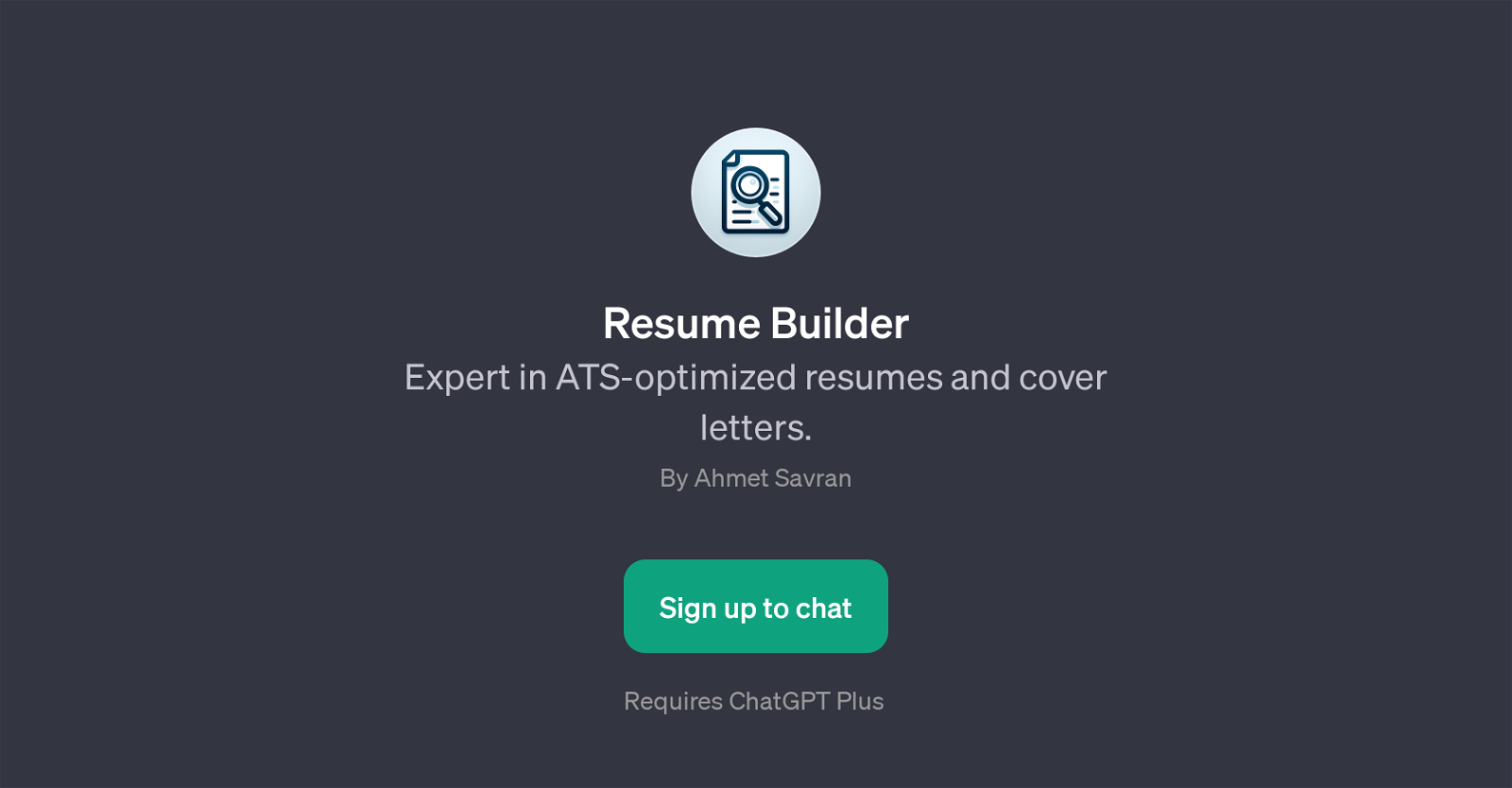 Resume Builder image