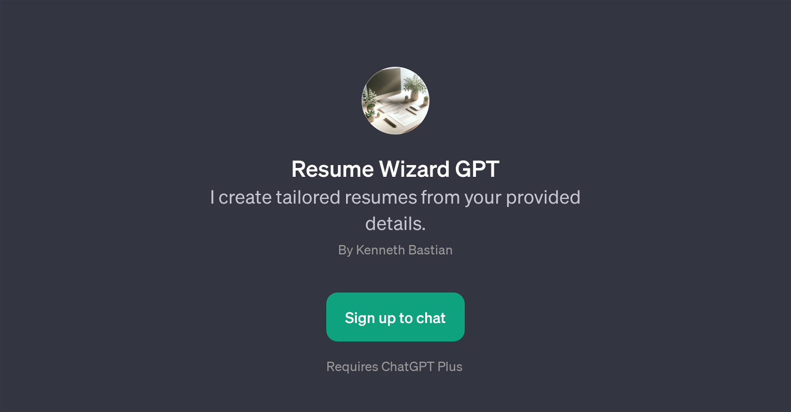 Resume Wizard GPT image