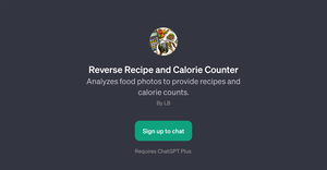 Reverse Recipe and Calorie Counter