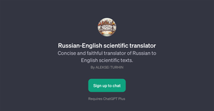 Russian-English Scientific Translator