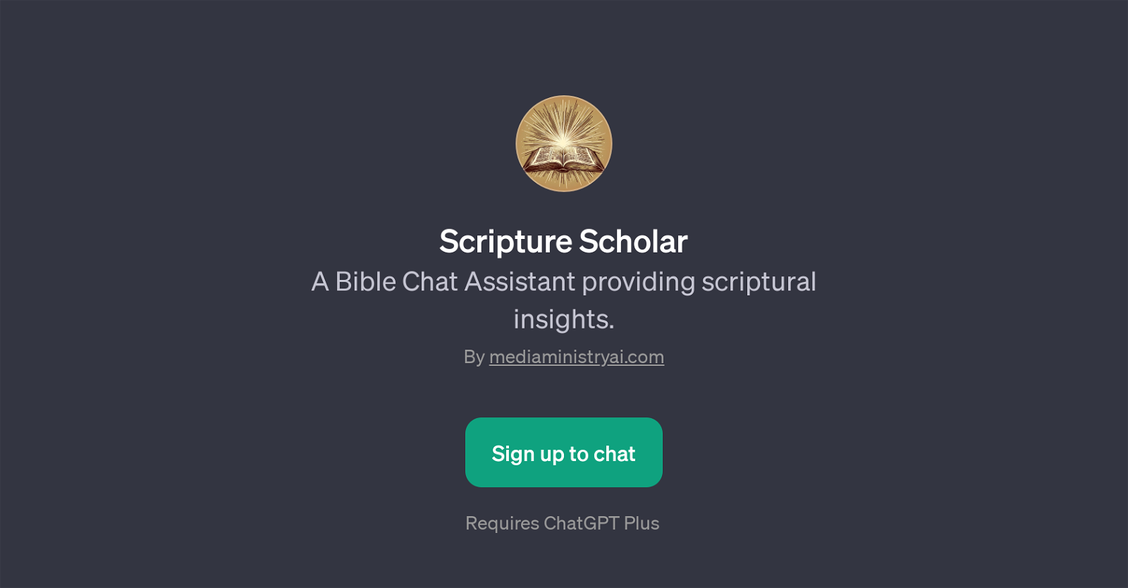 Scripture Scholar image