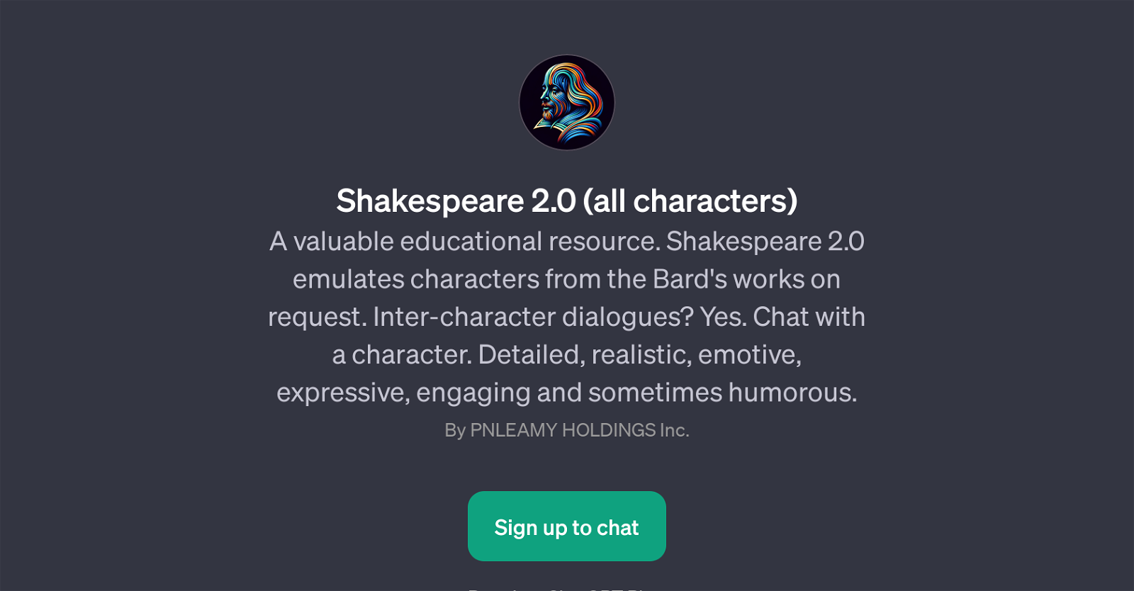 Shakespeare 2.0 (all characters) image