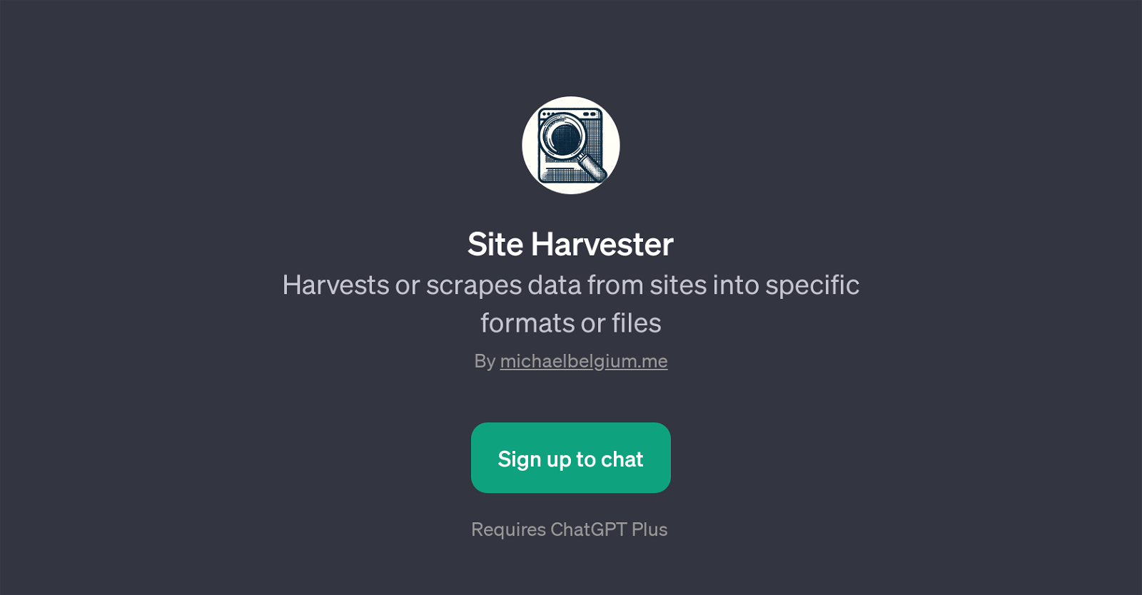 Site Harvester image