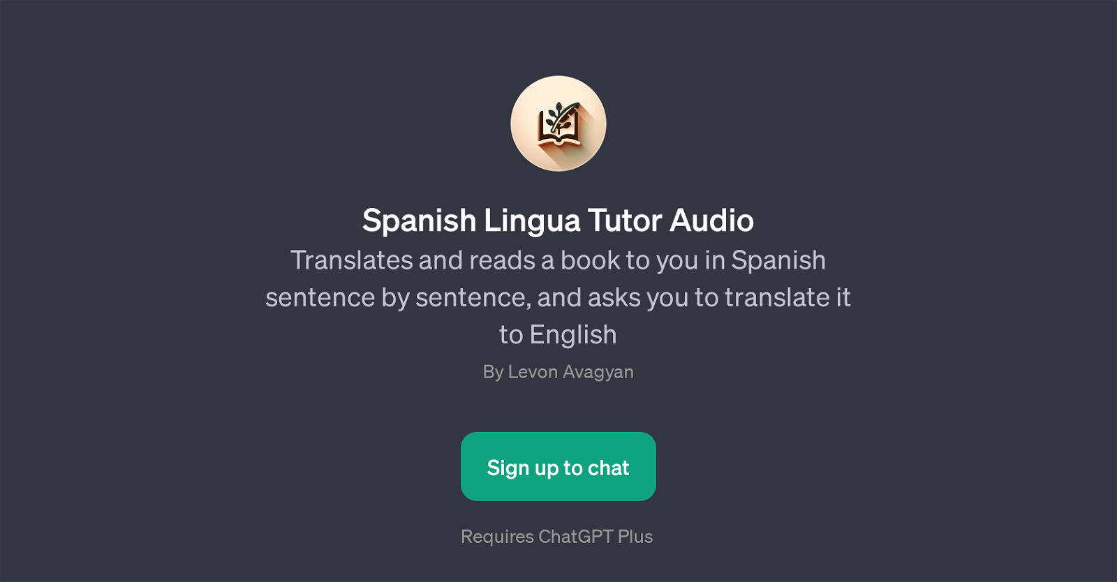 Spanish Lingua Tutor Audio image