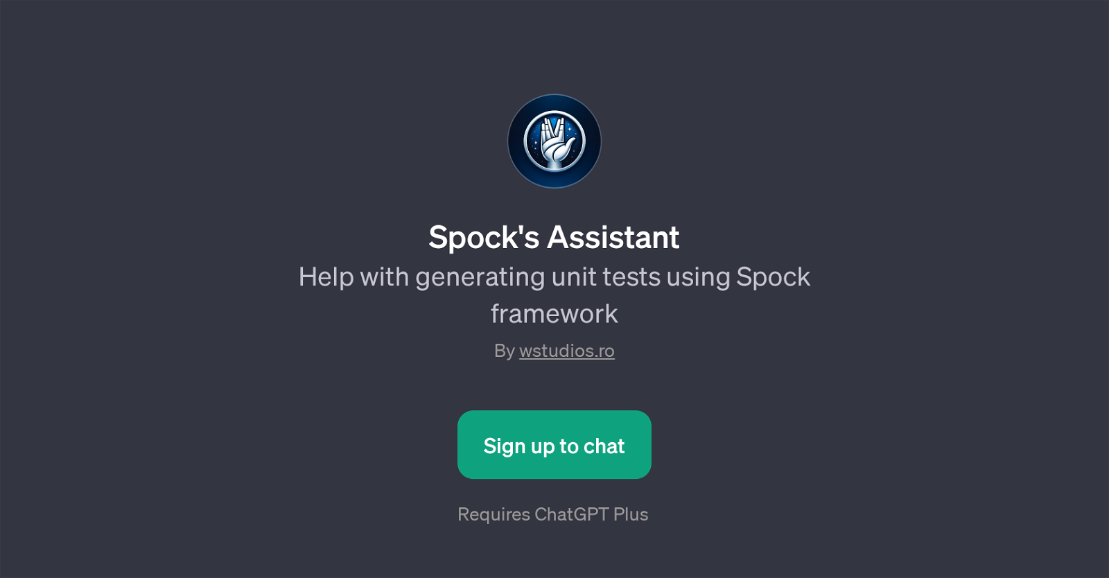 Spock's Assistant image